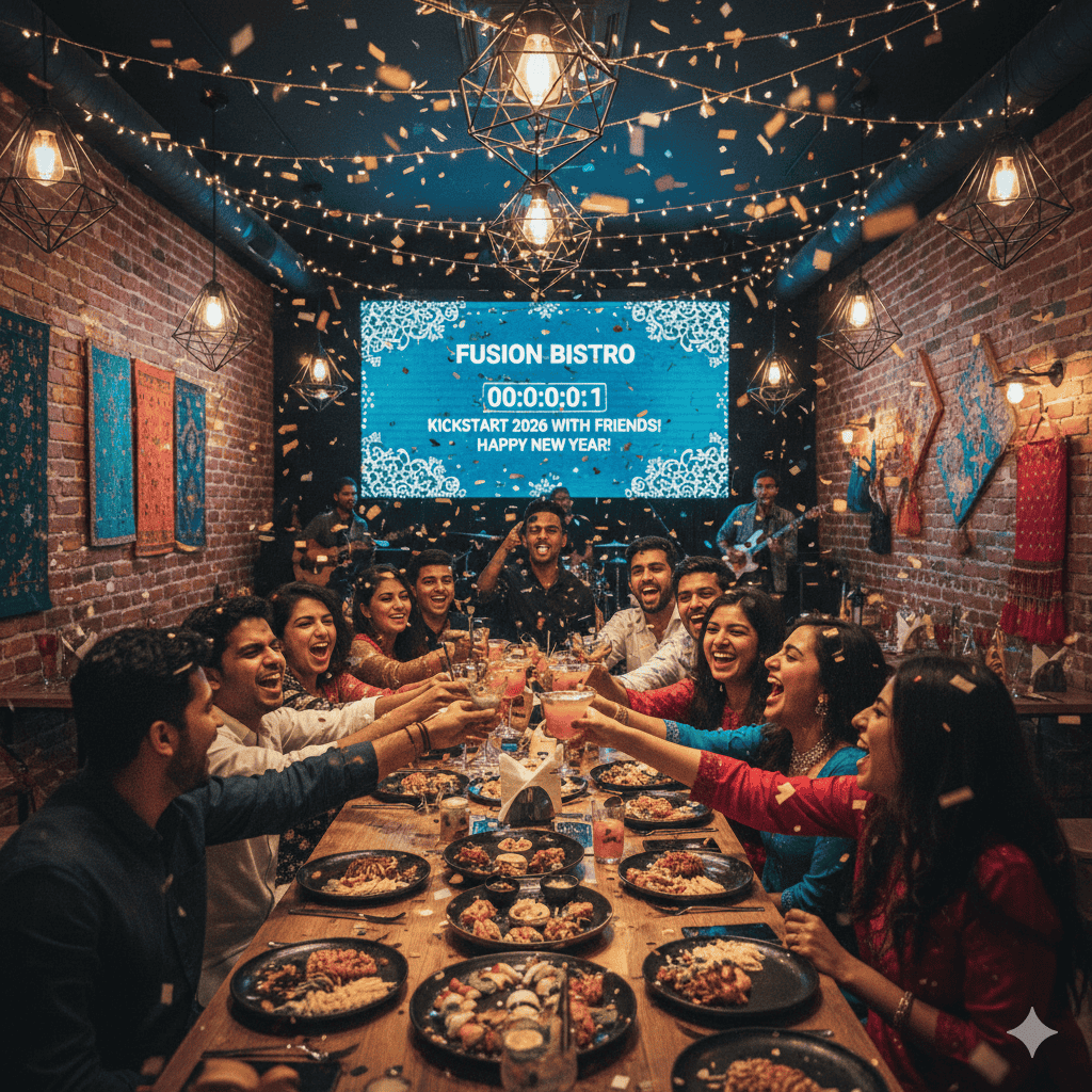 Kickstart 2026 With friends At Fusion Bistro!