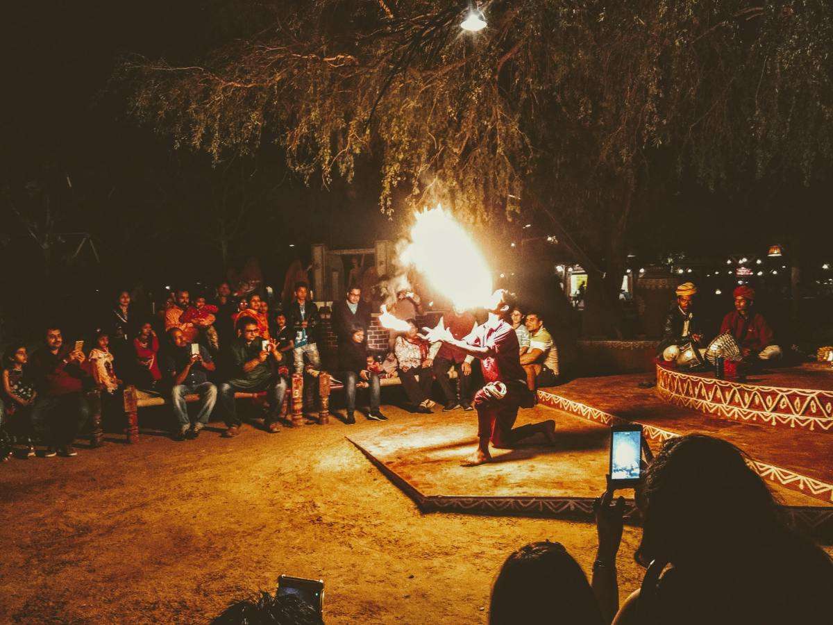 Spend a Cultural Night at Chokhi Dhani