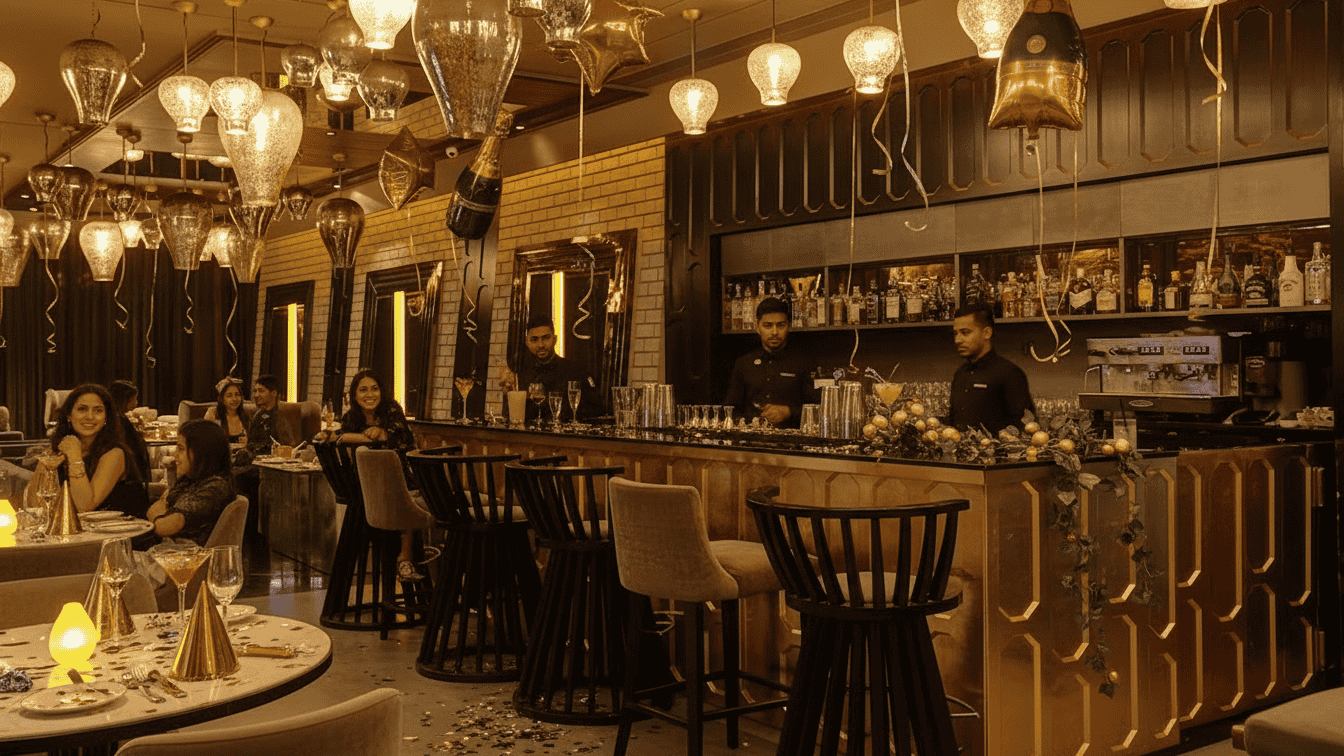 Fluid Mosaic Midnight Eve