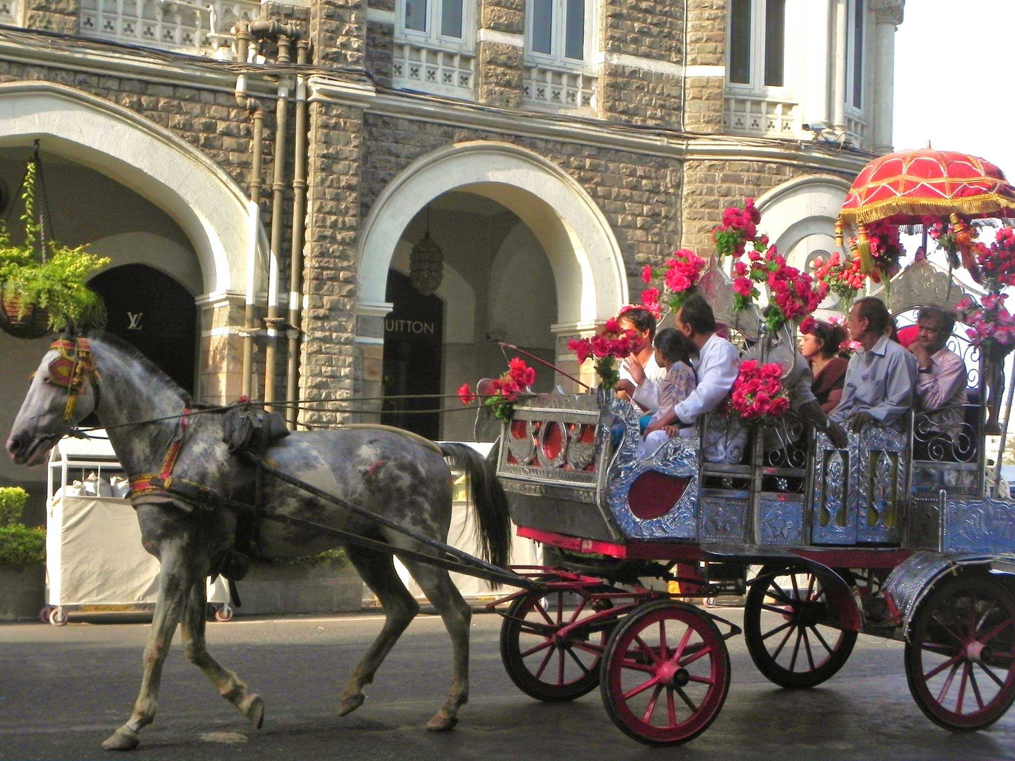 Horse Carriage Rides at Gateway of India