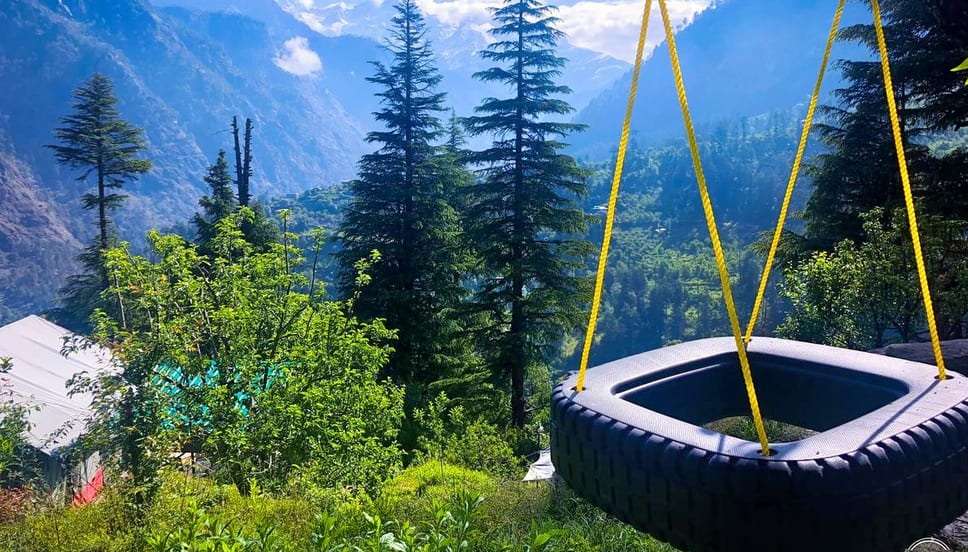 Camping in Kullu with Mountain View