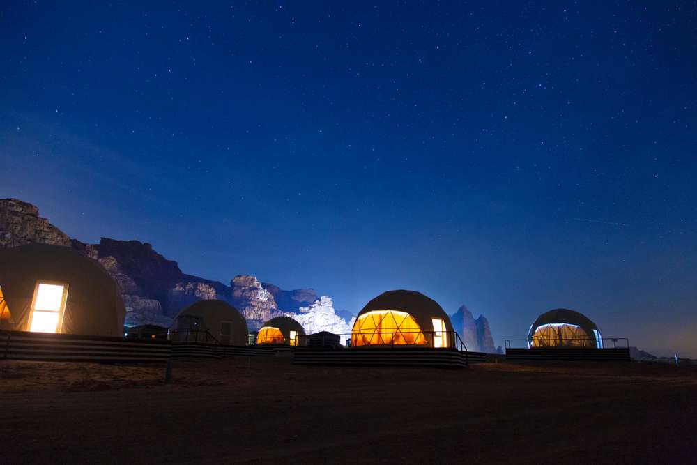 Stargaze from a Luxury Bubble Tent
