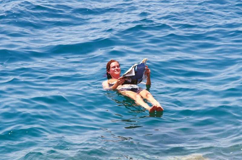 Float in the Dead Sea