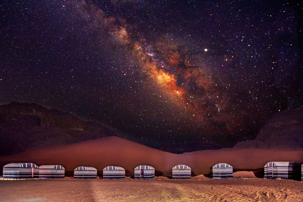 Camping in Wadi Rum