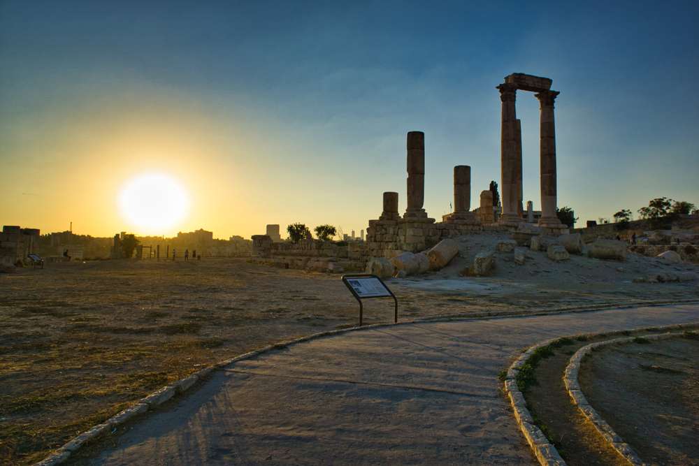 Watch The Sunrise in Amman Citadel