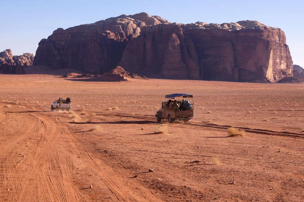 Off-roading at Wadi Rum