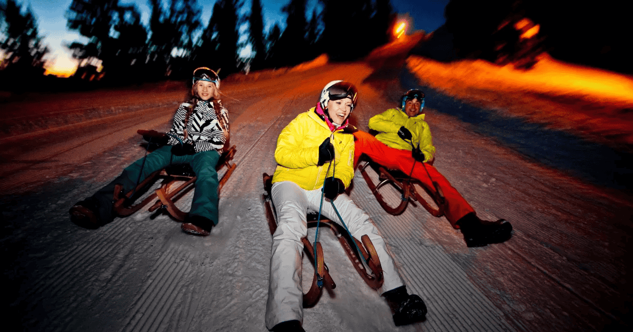 Night Sledding, Interlaken | Book Now @ Flat 17% off