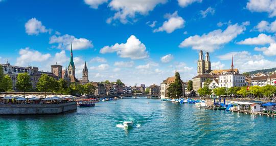 See The Stunning Lake Zurich