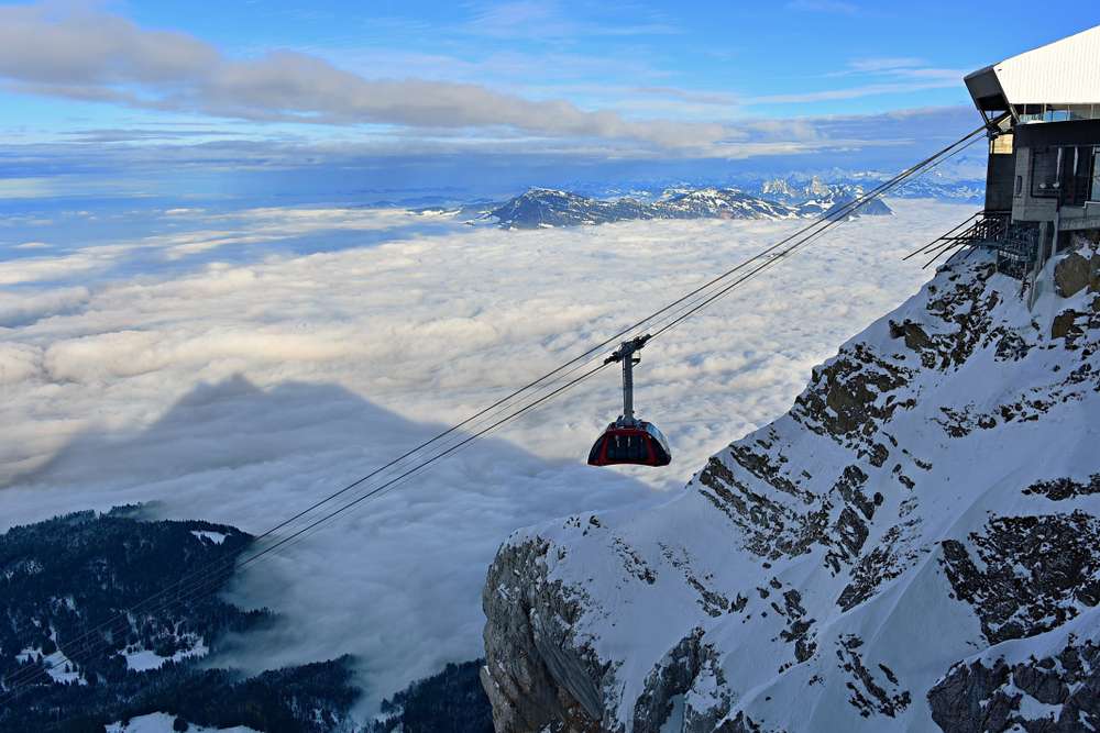 Take An Exciting Cable Car Ride At Mount Titlis