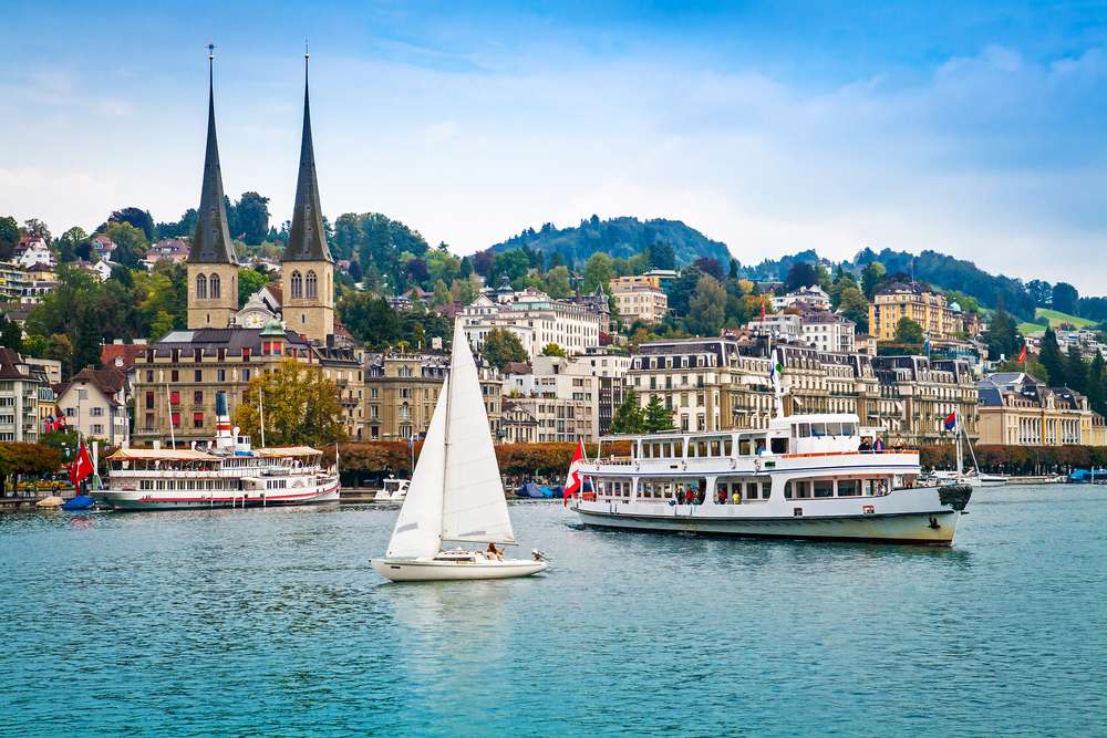 Go Boating On Lake Lucerne