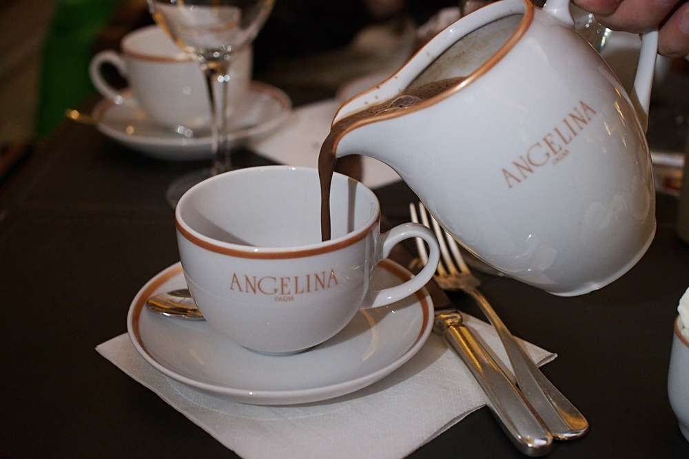 Drink the Best "Chocolat Chaud" at Angelina's