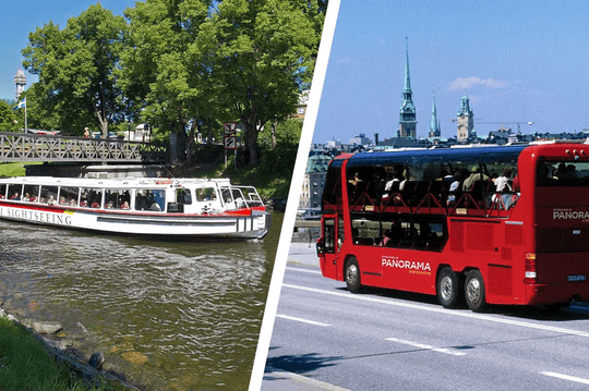 City Sightseeing Stockholm & Boat Tour, Book Now @ Flat 19% off