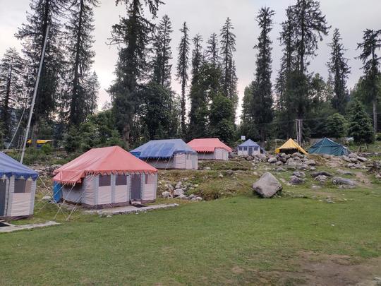Camping in Solang Valley with Rafting