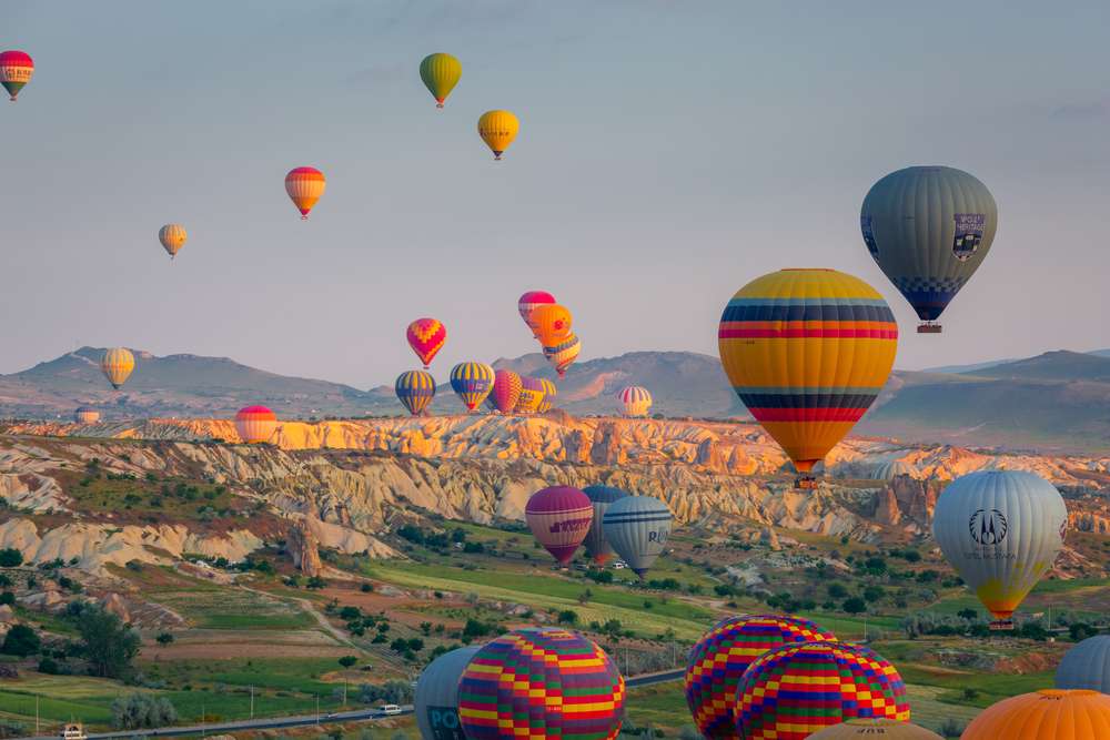 Ballooning over Cappadocia