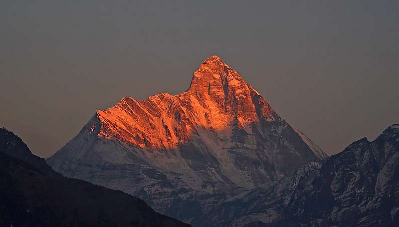 See the Sunrise over Nanda Devi