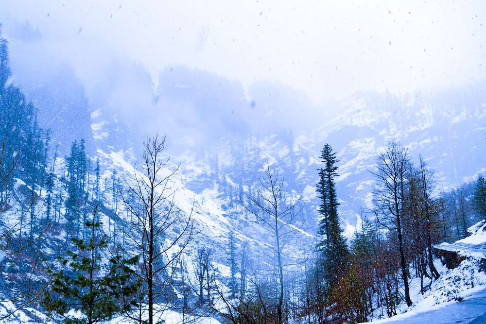 Average Winter Weather and Temperature In Solang Valley