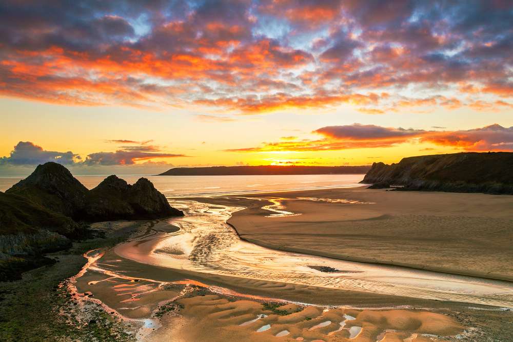 Three Cliffs Bay, The Gower Peninsula