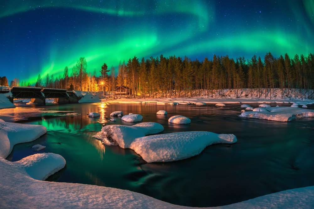 What are the required conditions to witness Northern lights?
