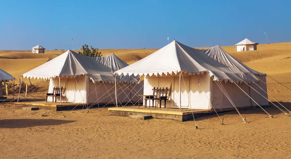 Camping at Khuri Dunes 