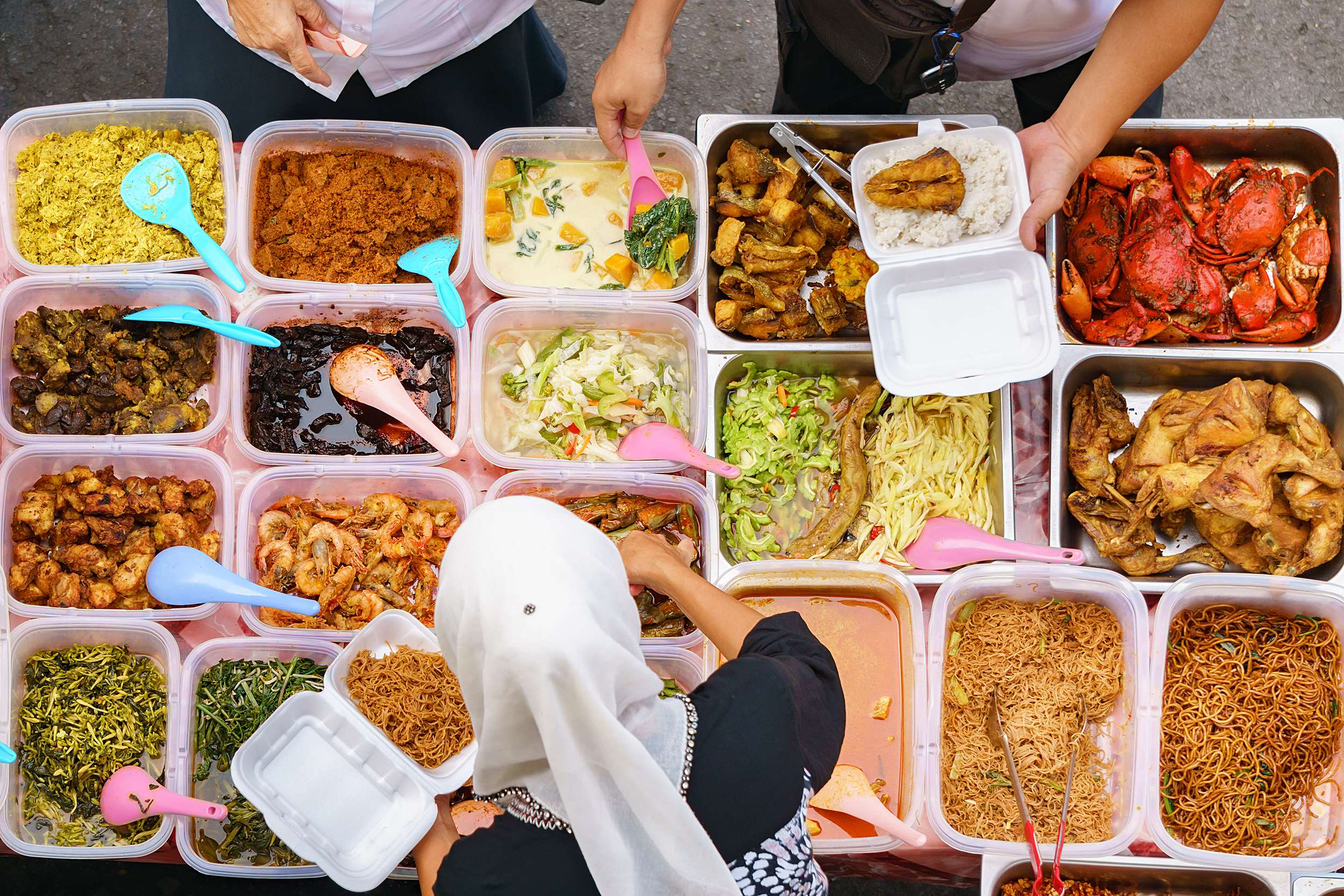 Eat at Amazing Indonesian Food Market