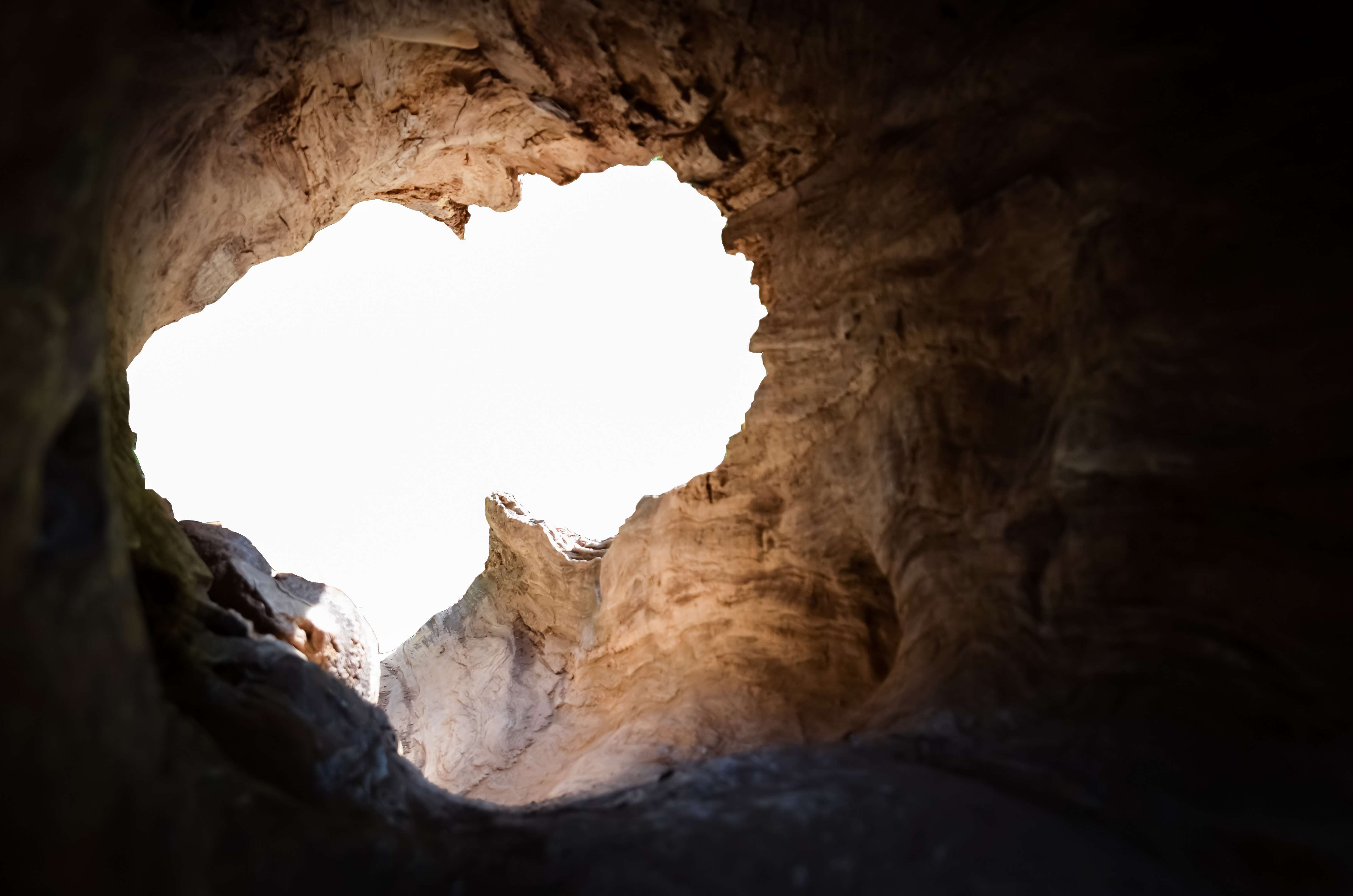 Temple On A Rock With A Hole