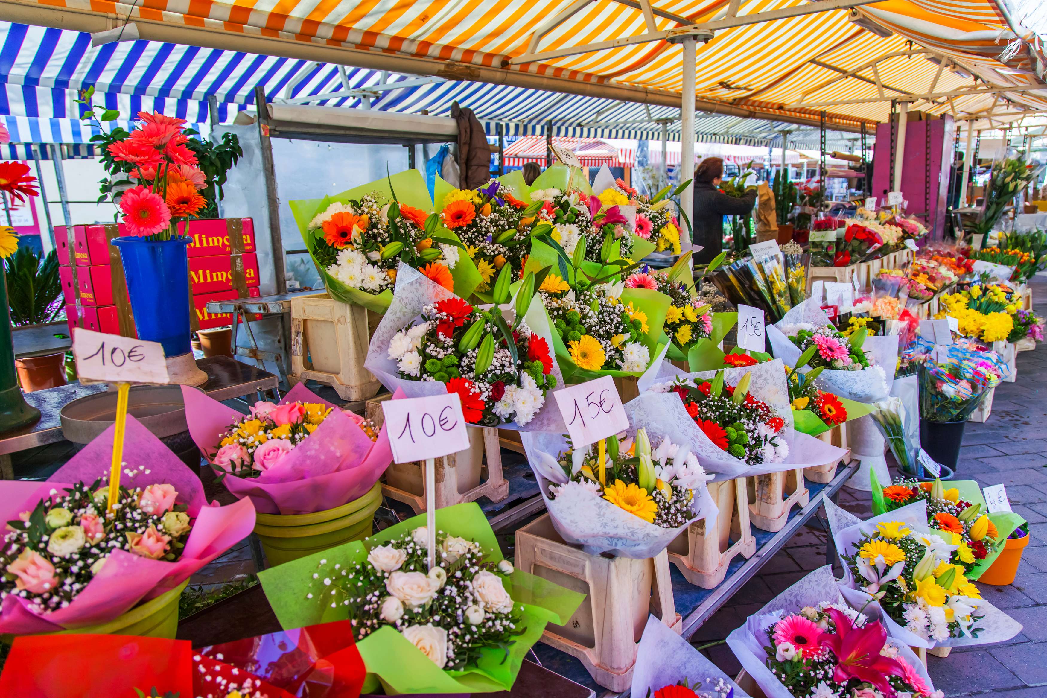 Marche aux Fleurs Cours Saleya