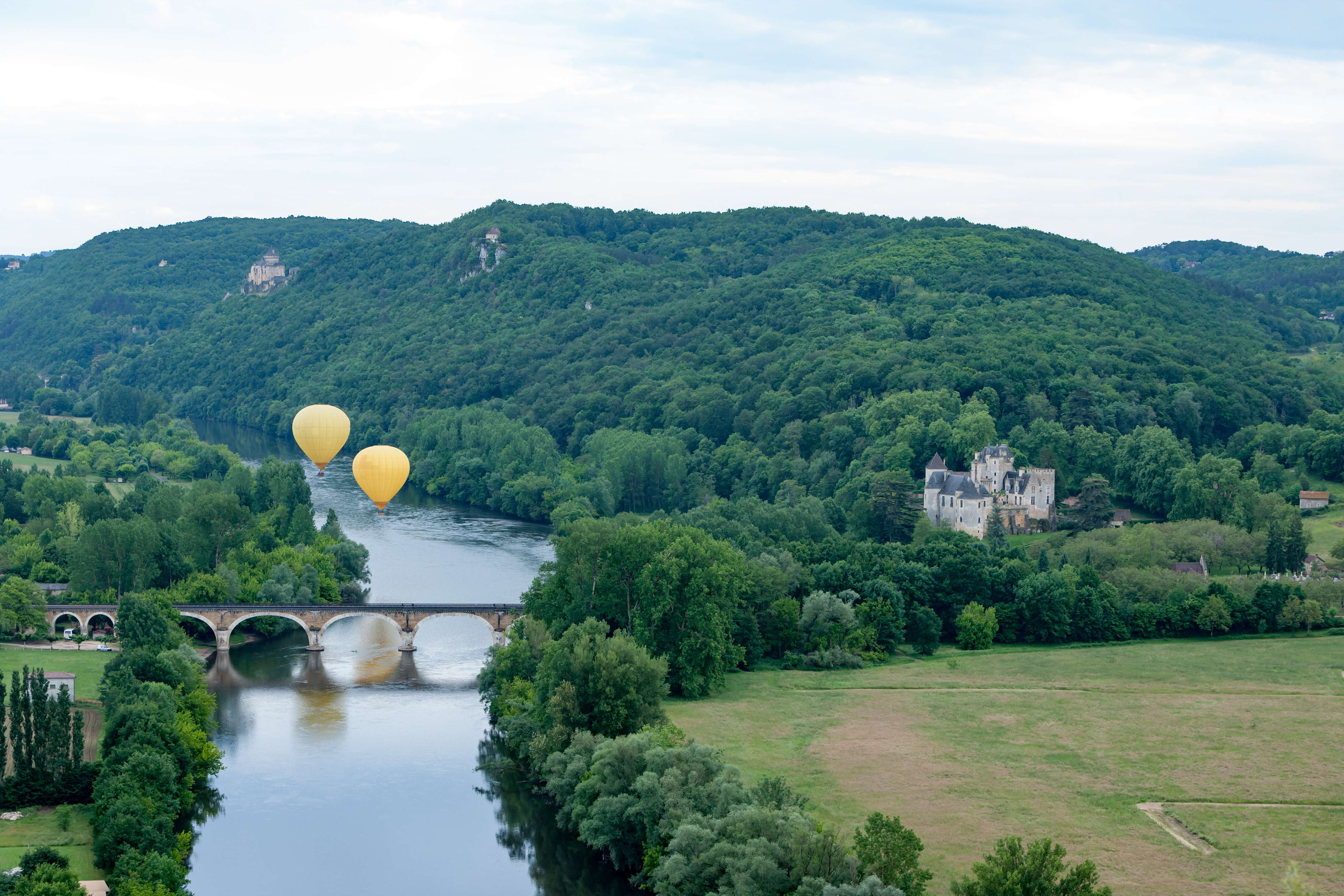 Hot Air Balloon Ride in Dordogne Valley
