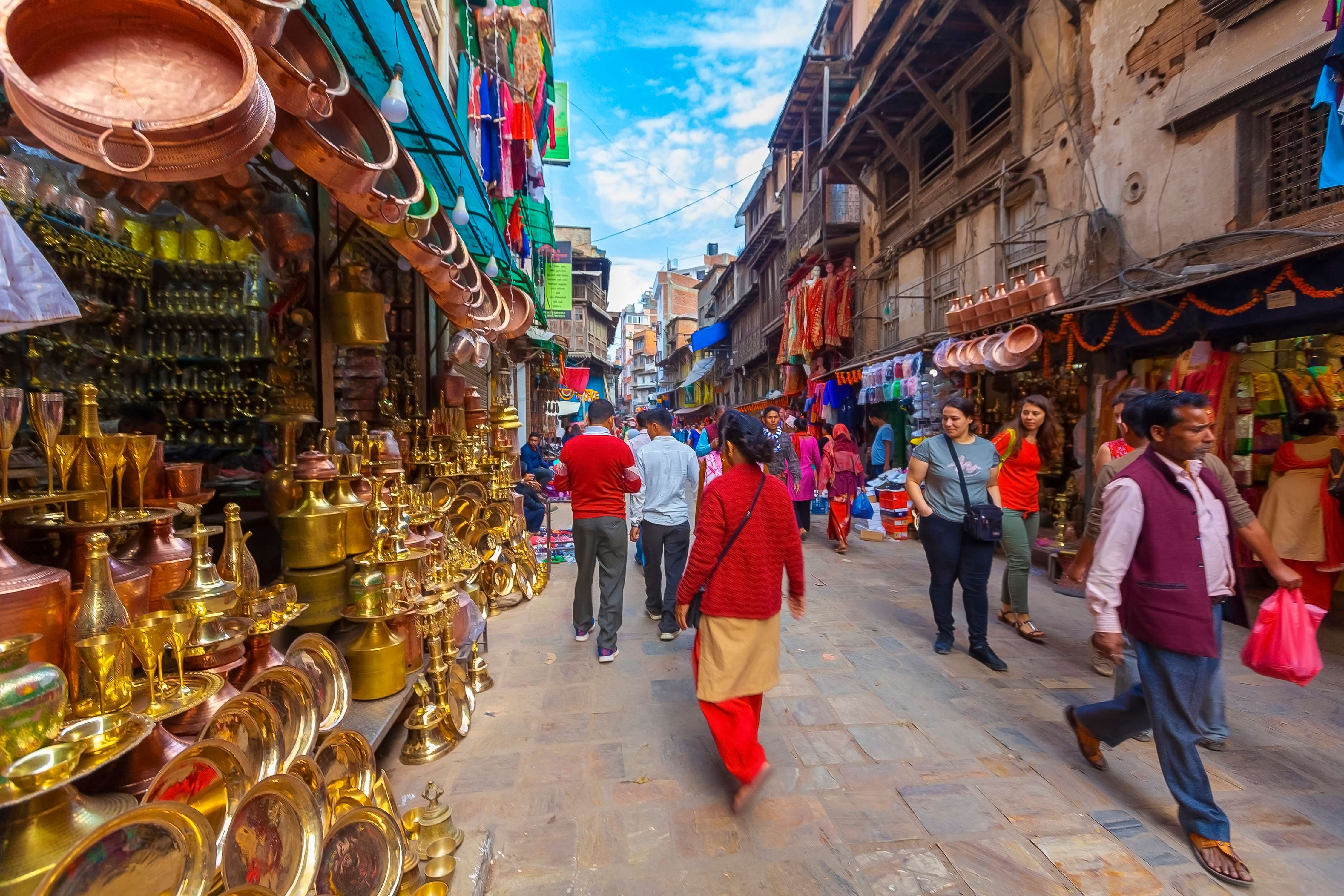 Shopping at Tibetan Mini Market