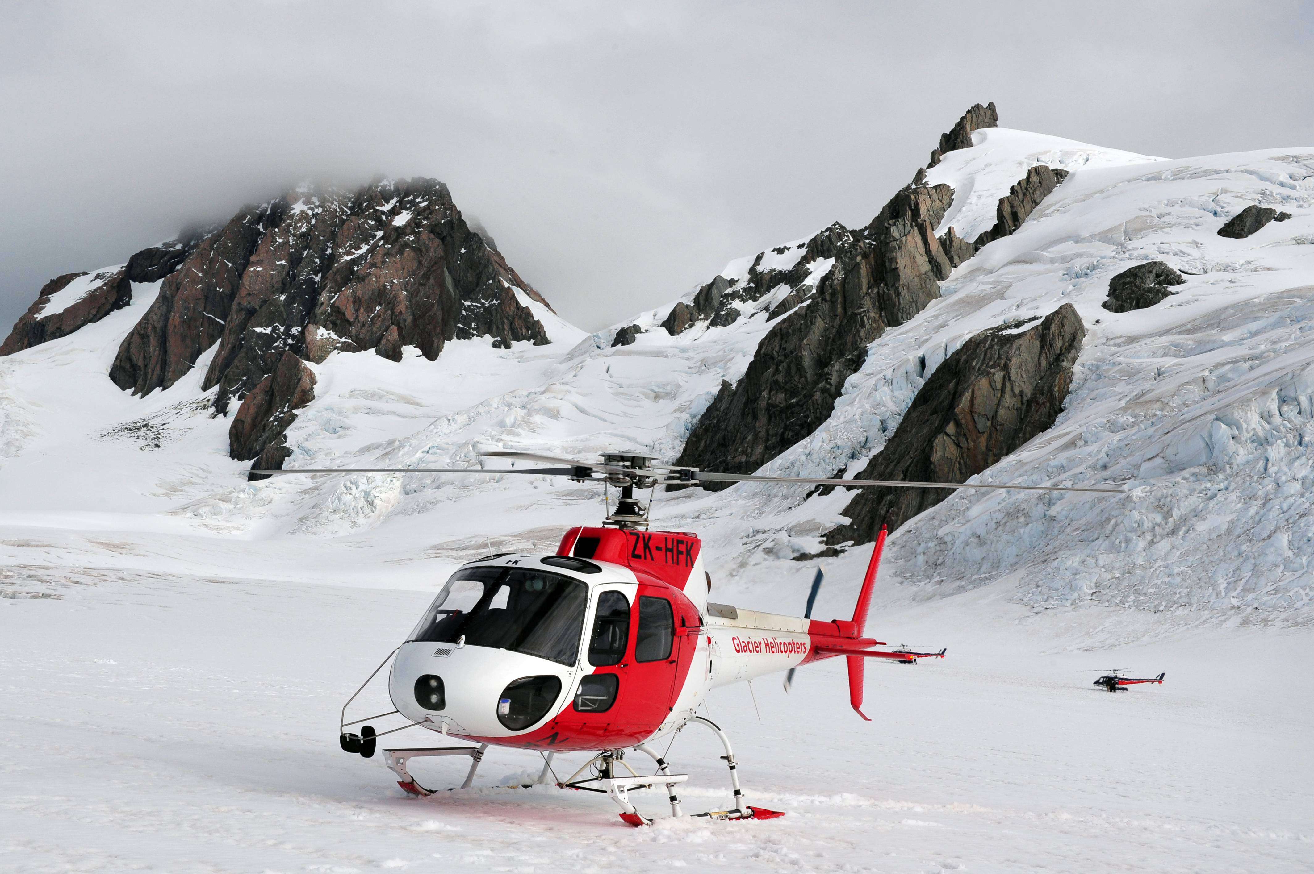 Scenic Ride in A Helicopter Over The Glacier