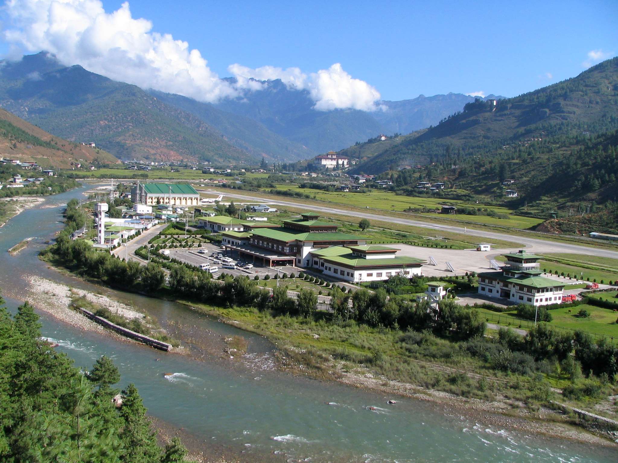 Visit Paro Airport Bird's Eye View Point