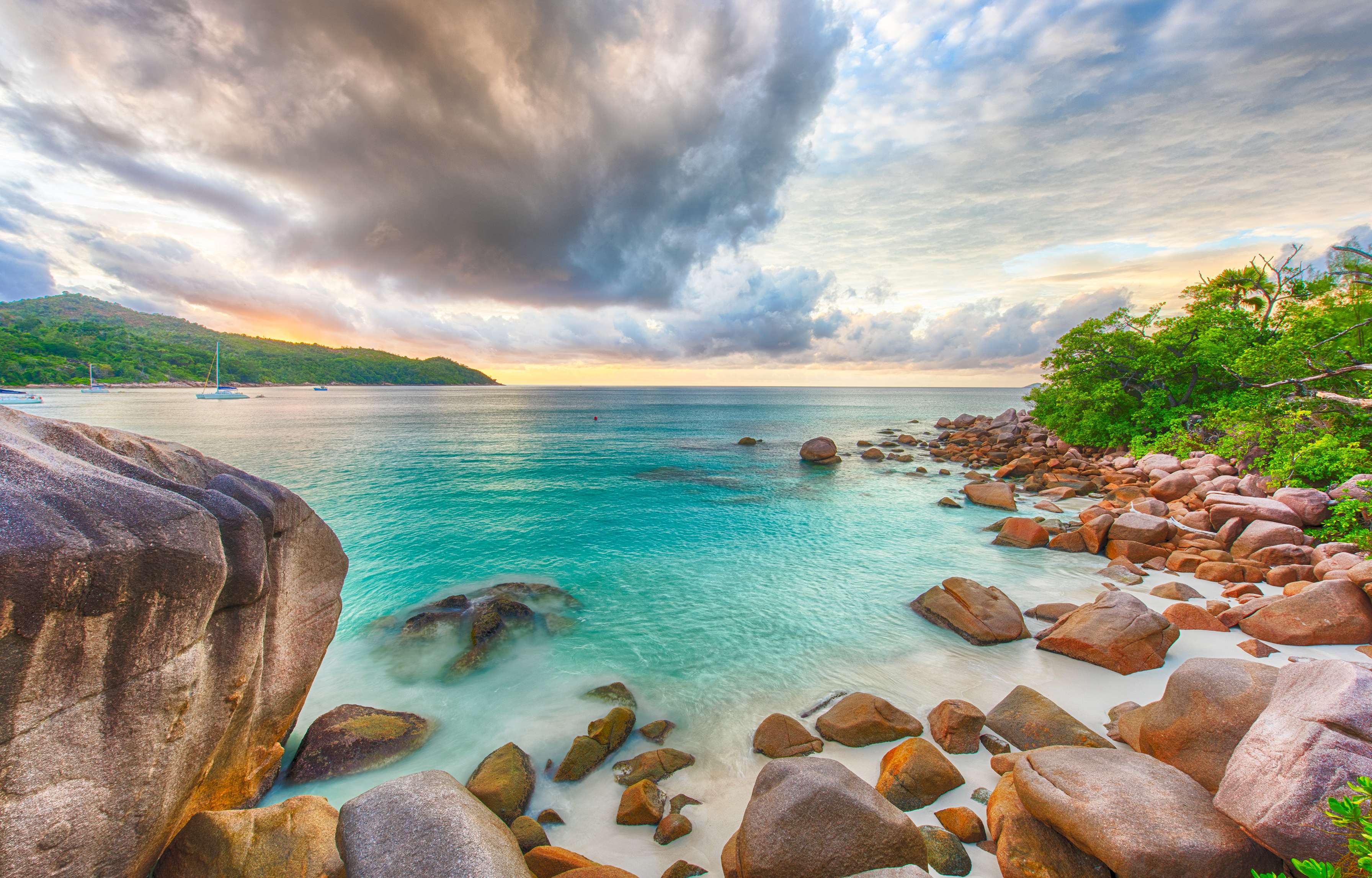 Gaze at The Famous Beach, Anse Lazio