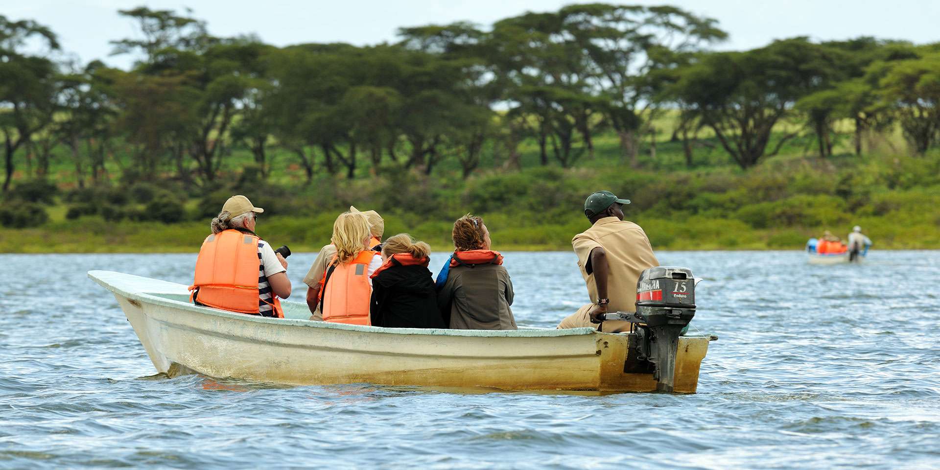 Boating at Lake Naivasha