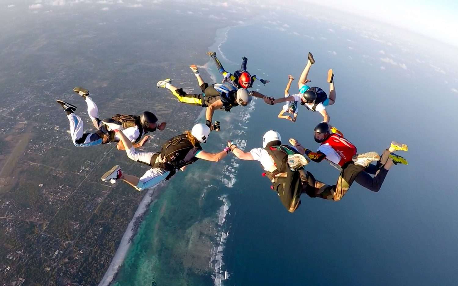 Skydiving, Diani Beach