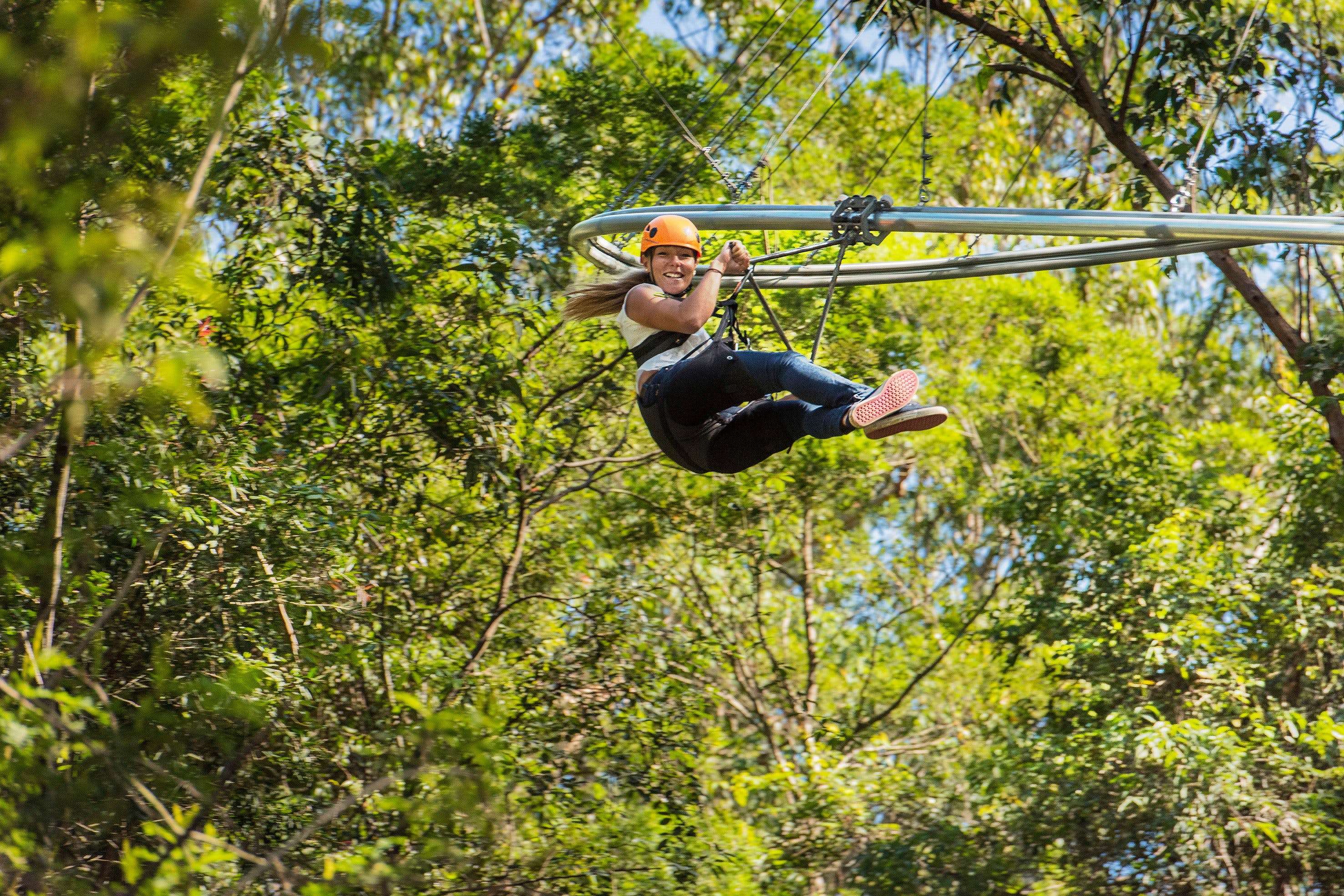 Canopy Flier Zip-line at Kula Wild Adventure Park