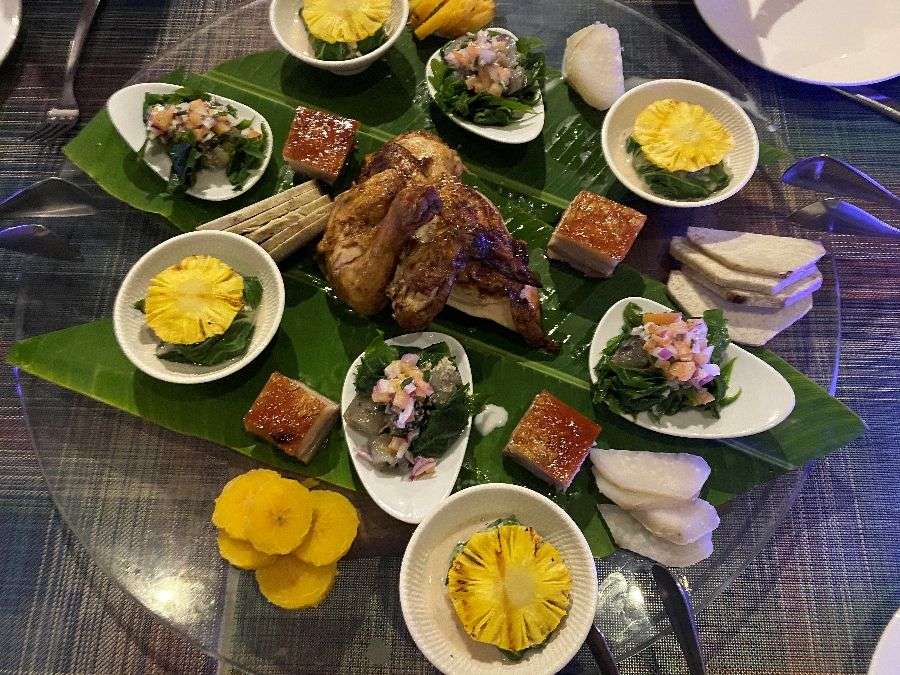 Eat the Lovo Feast at Malolo Island Resort