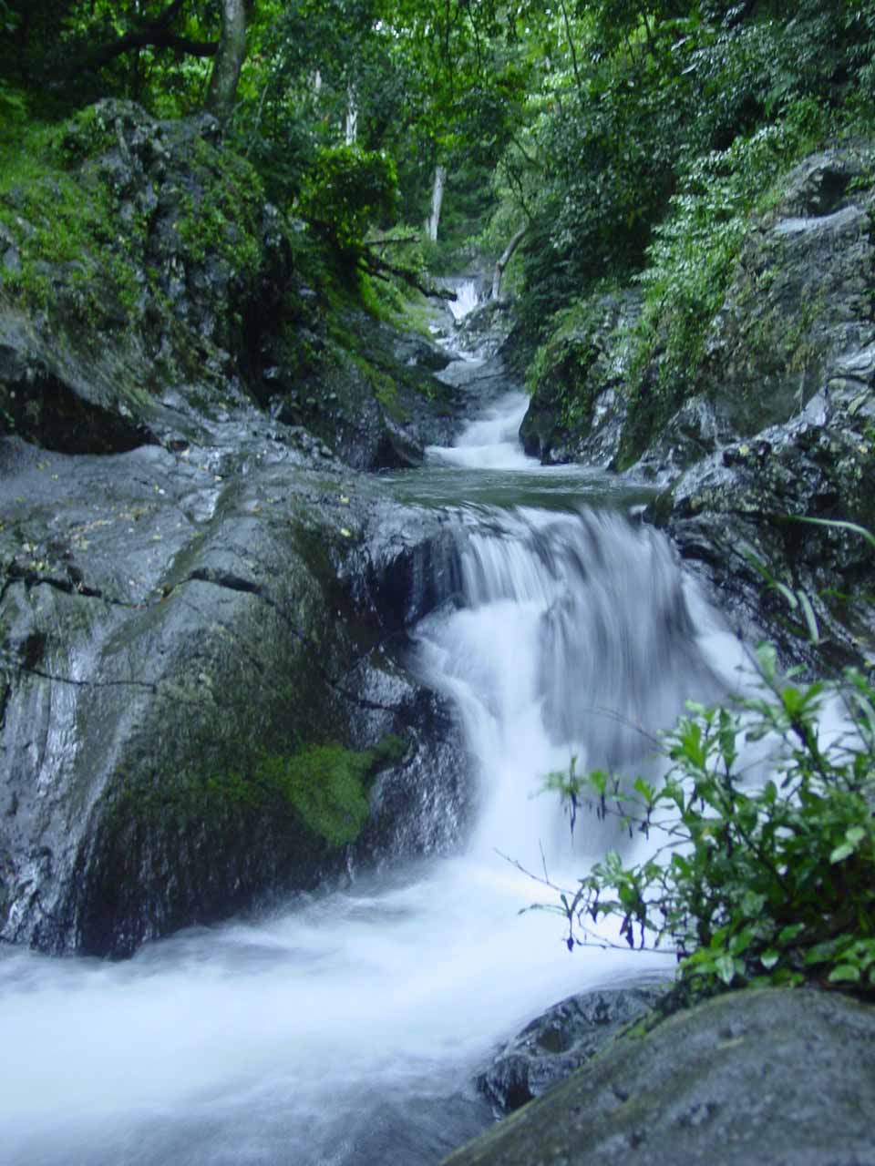 Slide down on Waitavala Water Slide