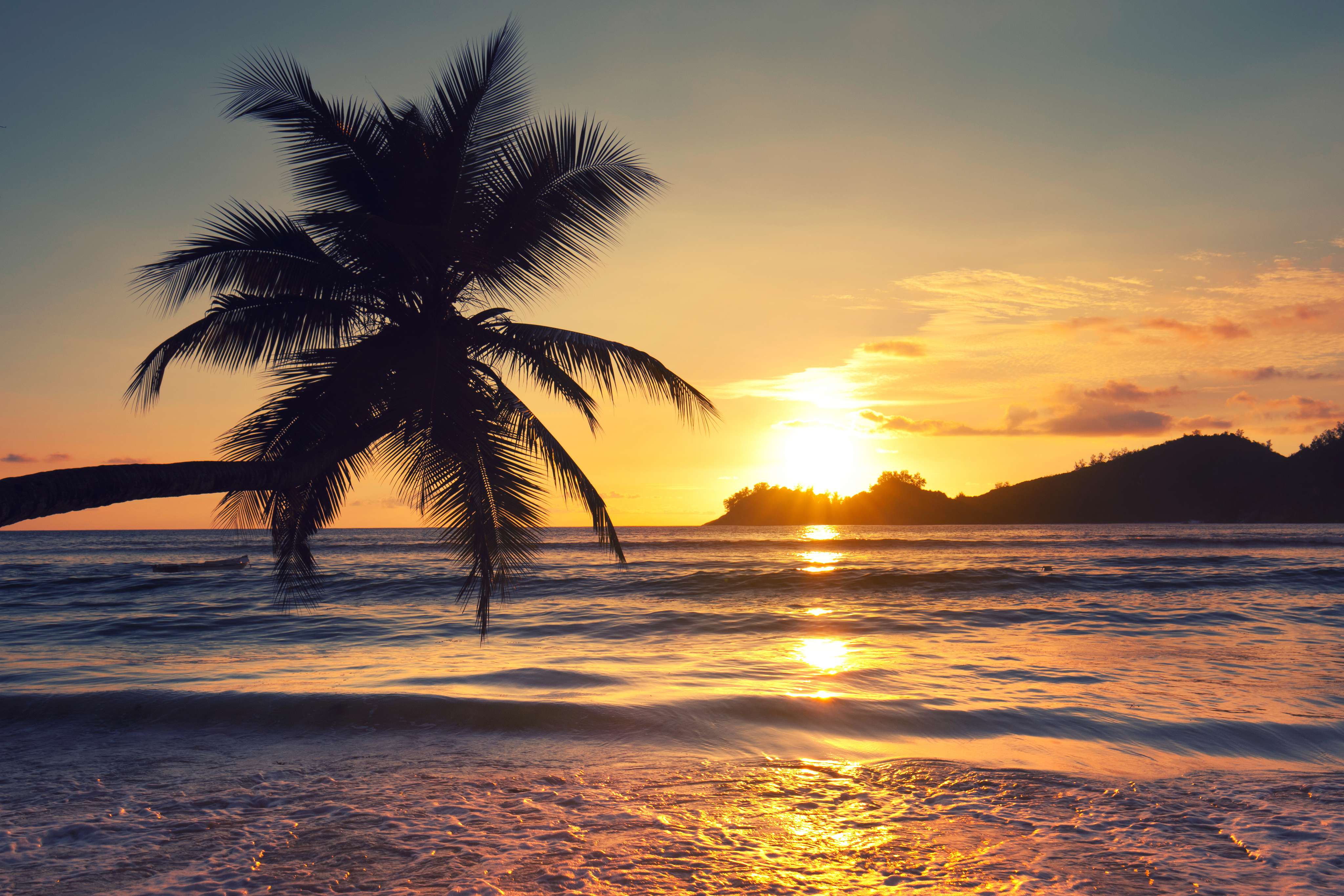 Witness Sunset at Mahe Island