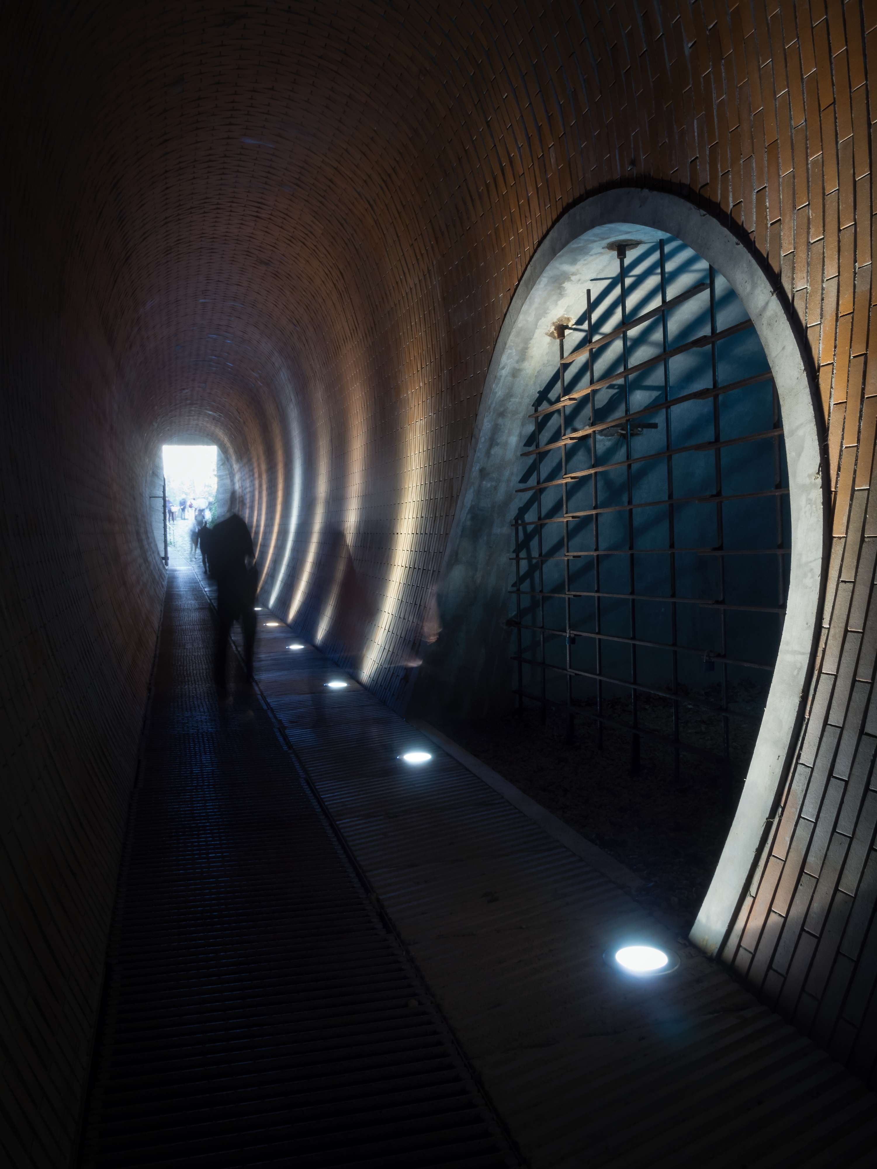 Walk through the Deer Pedestrian Moat Tunnel