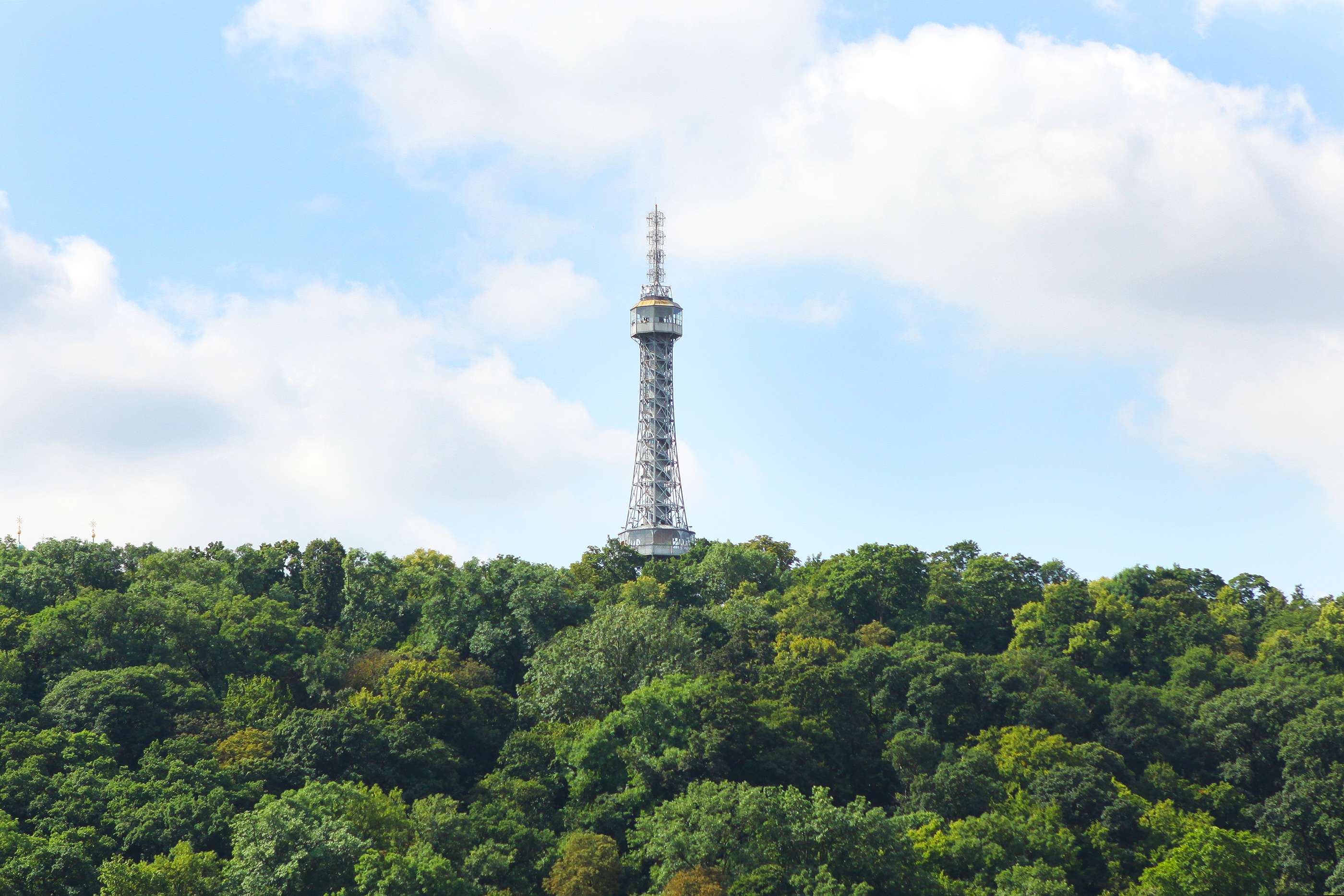 Head to Petrin Lookout Tower