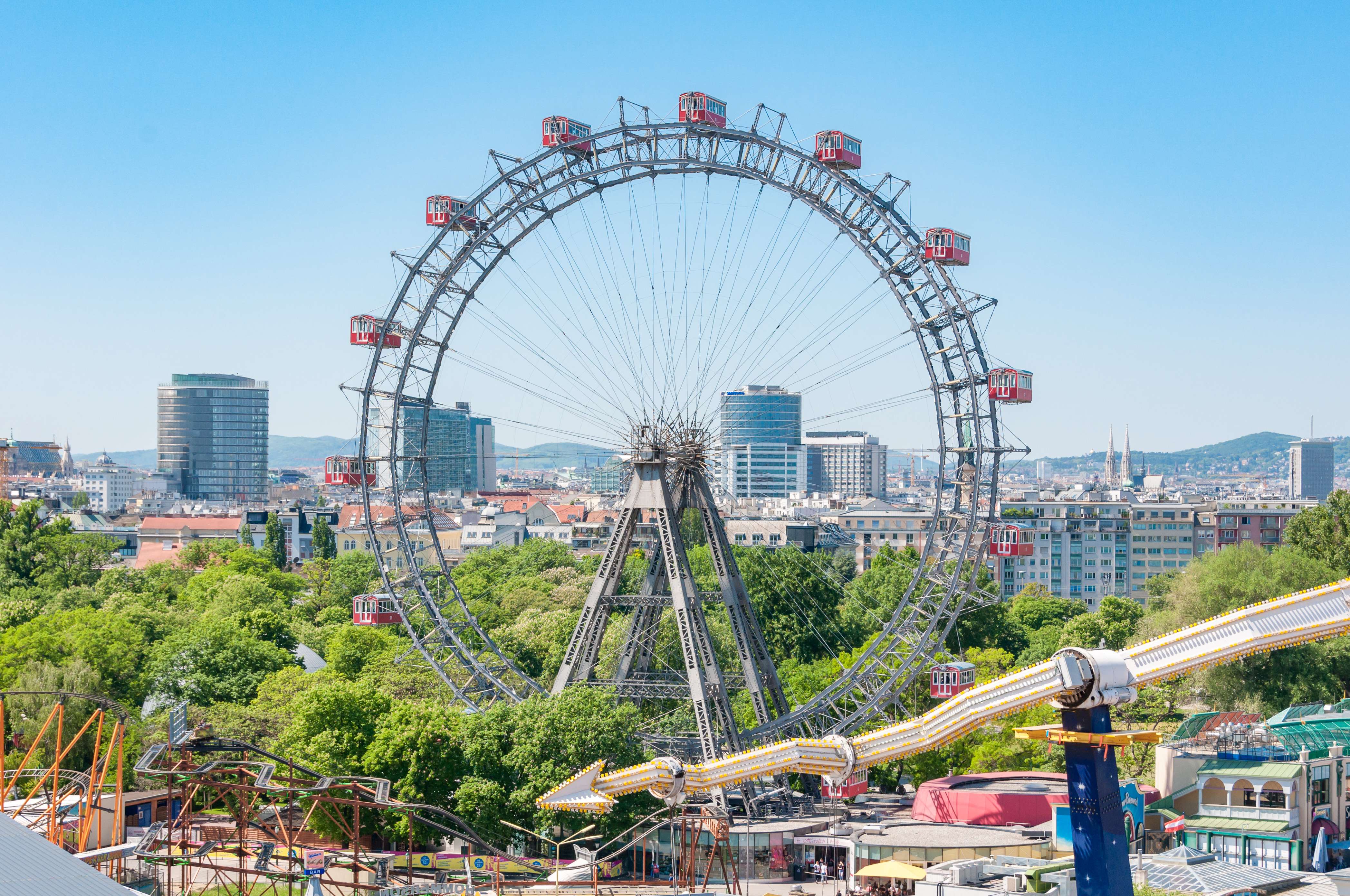 Go For Giant Ferris Wheel At Prater Park