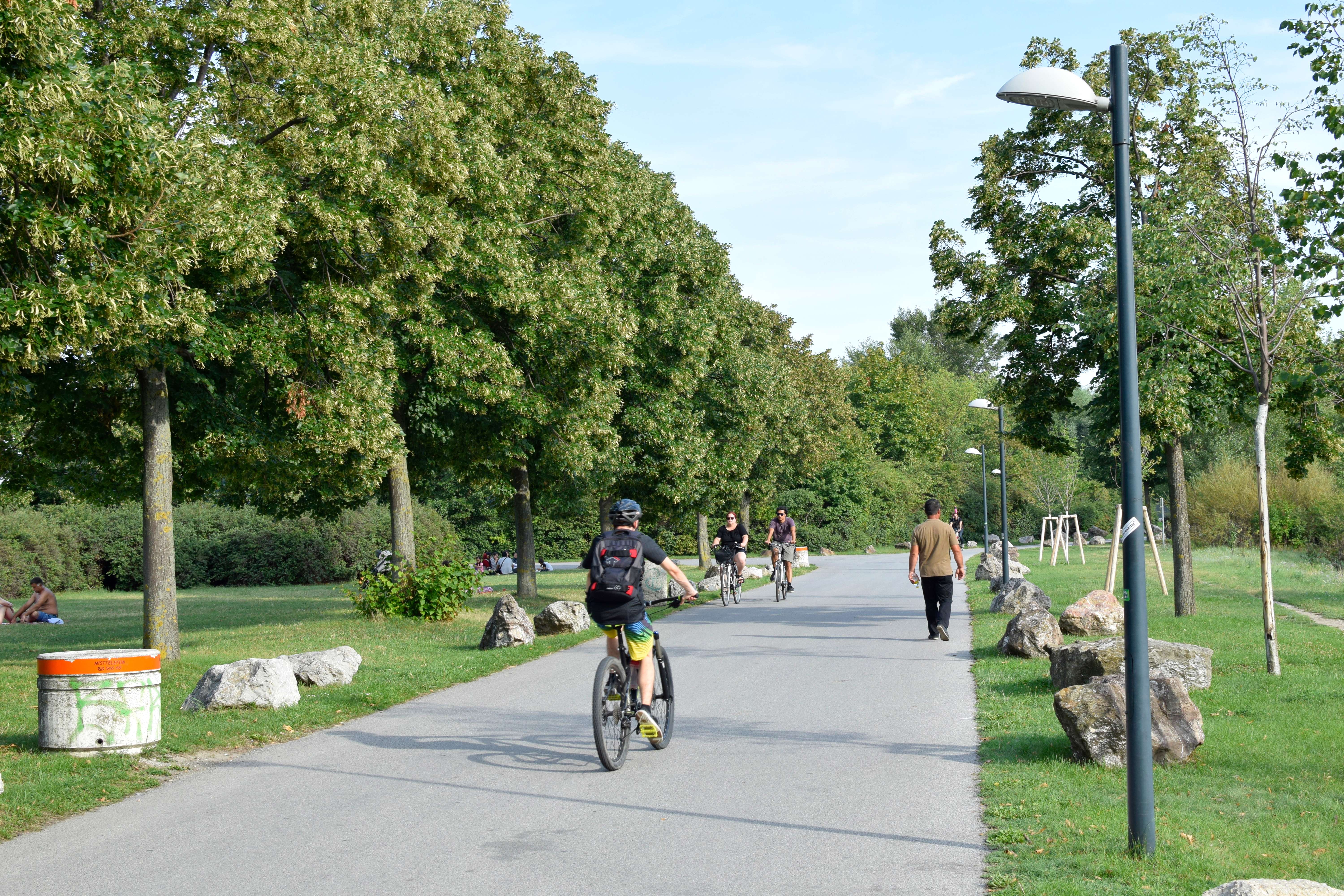 Bike Tour Of Donauinsel Island