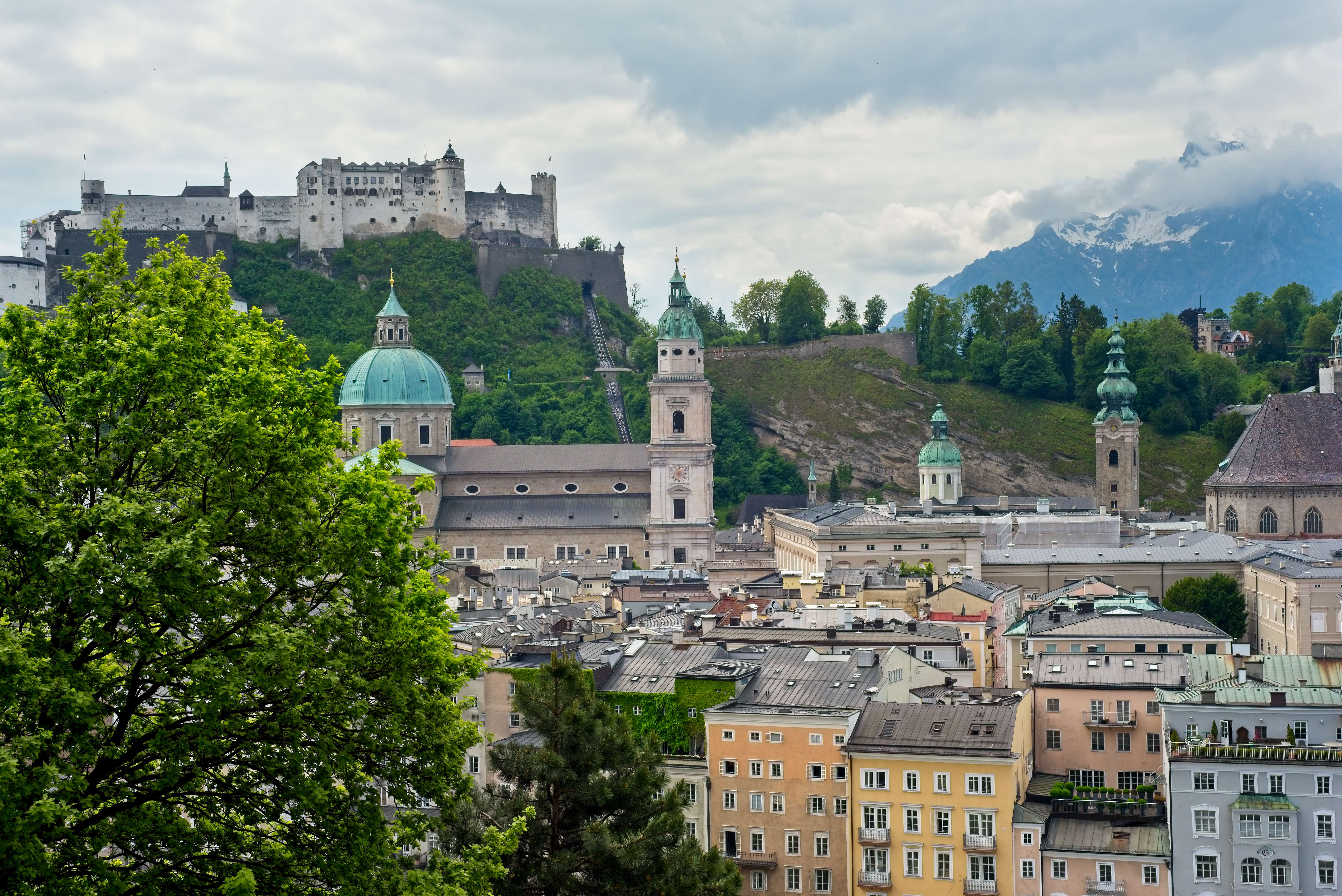 Hike Up To The Viewing Point Of Mönchsberg