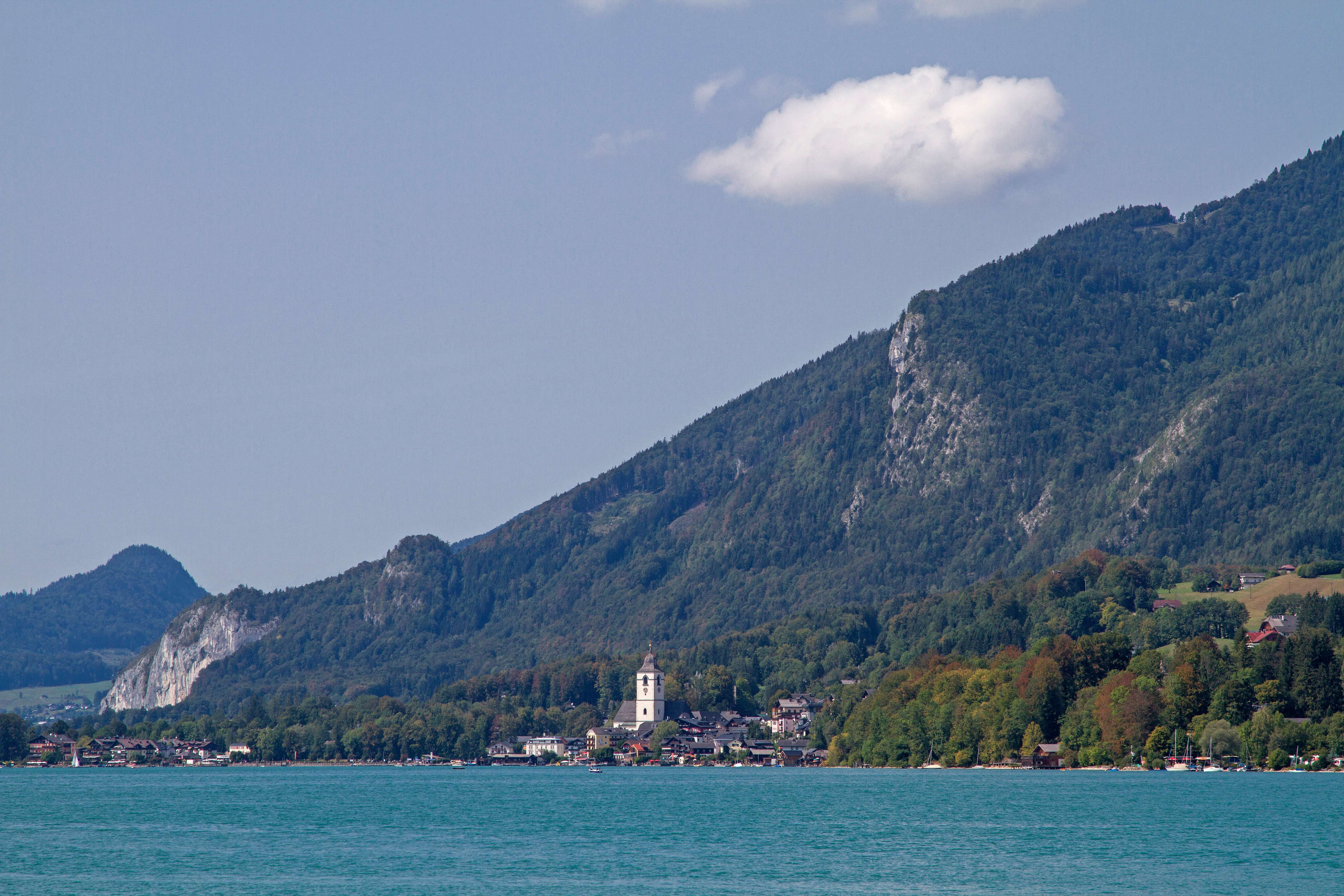 See The Glacial Water Of Wolfgangssee Lake