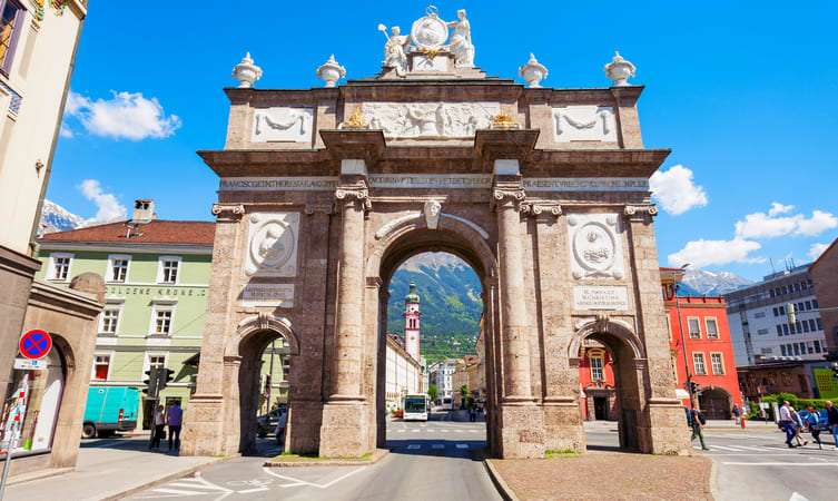 See Triumphal Arch In Innsbruck