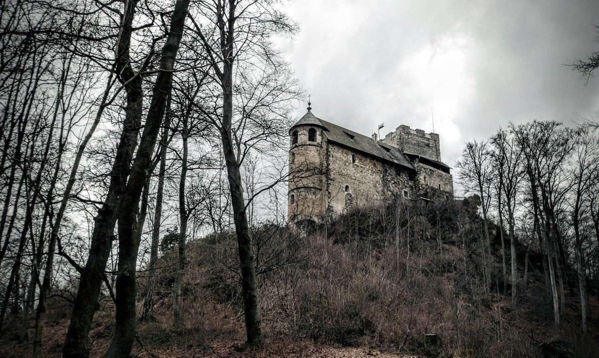 Hiking At Burgruine Gösting Castle Ruins