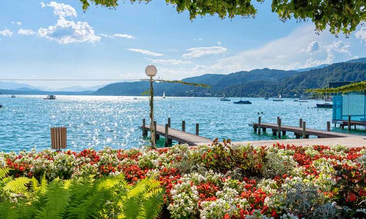 Swim At Wörthersee Lake