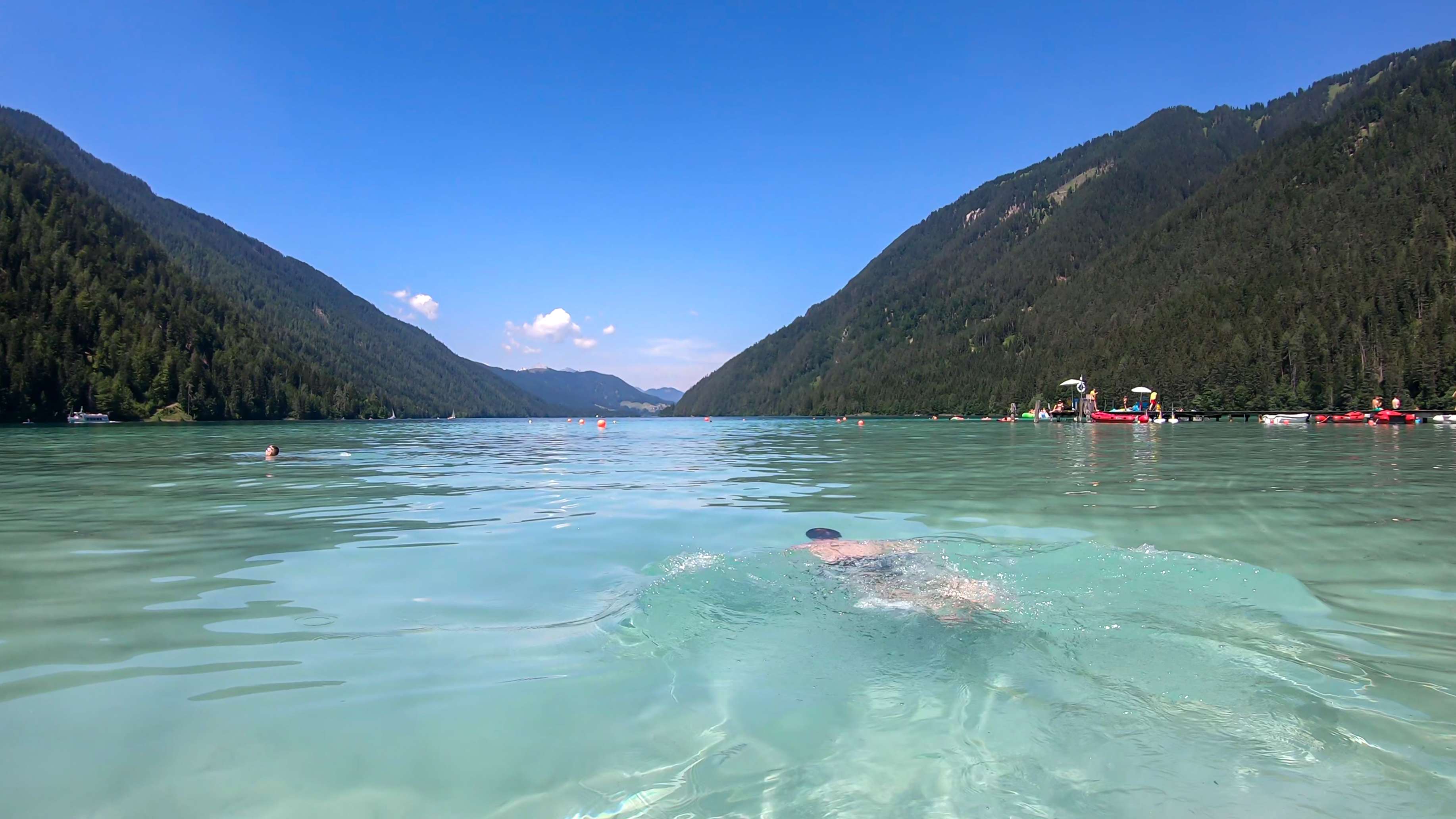 Diving In Lake Weissensee