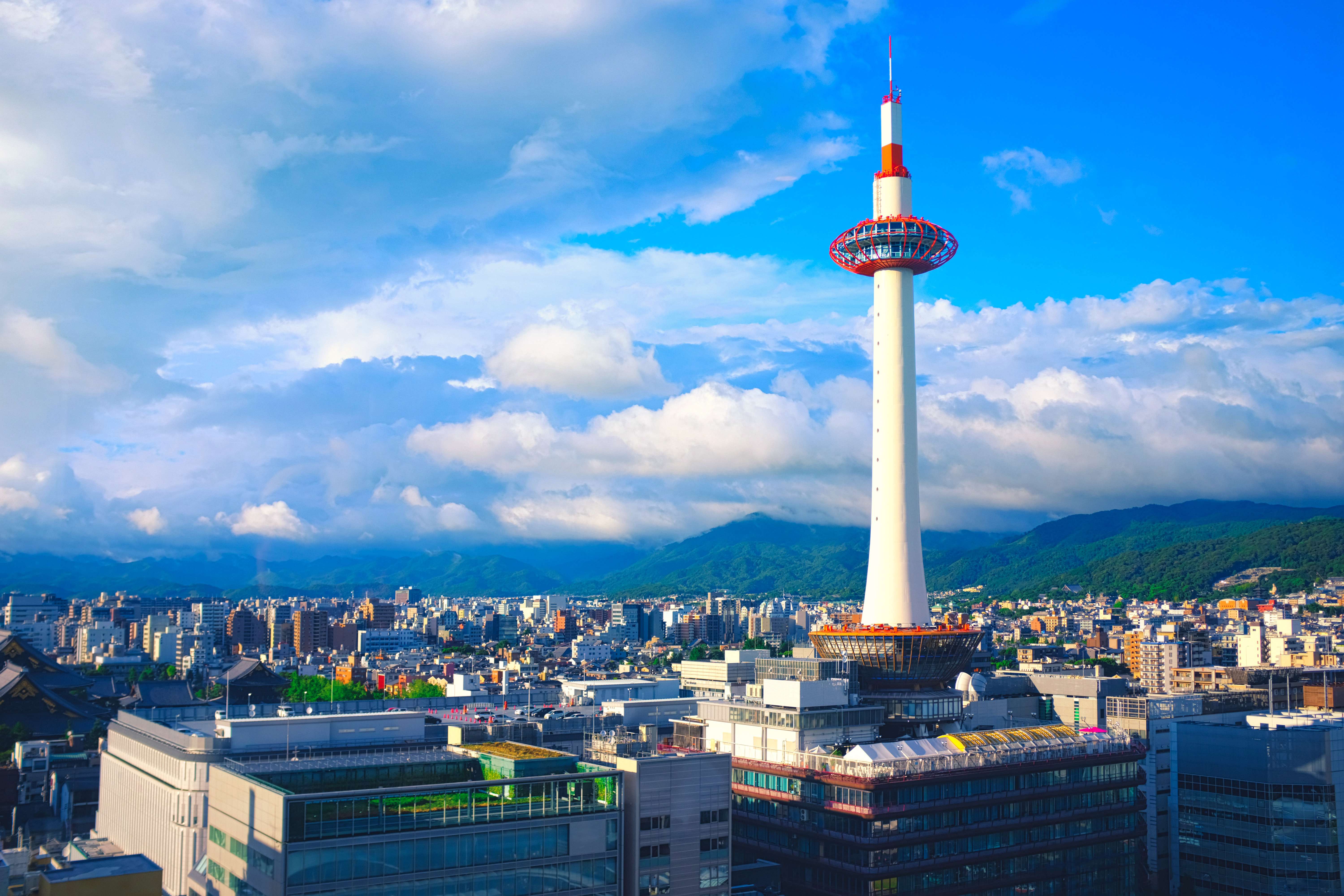 View of The City from The Kyoto Tower
