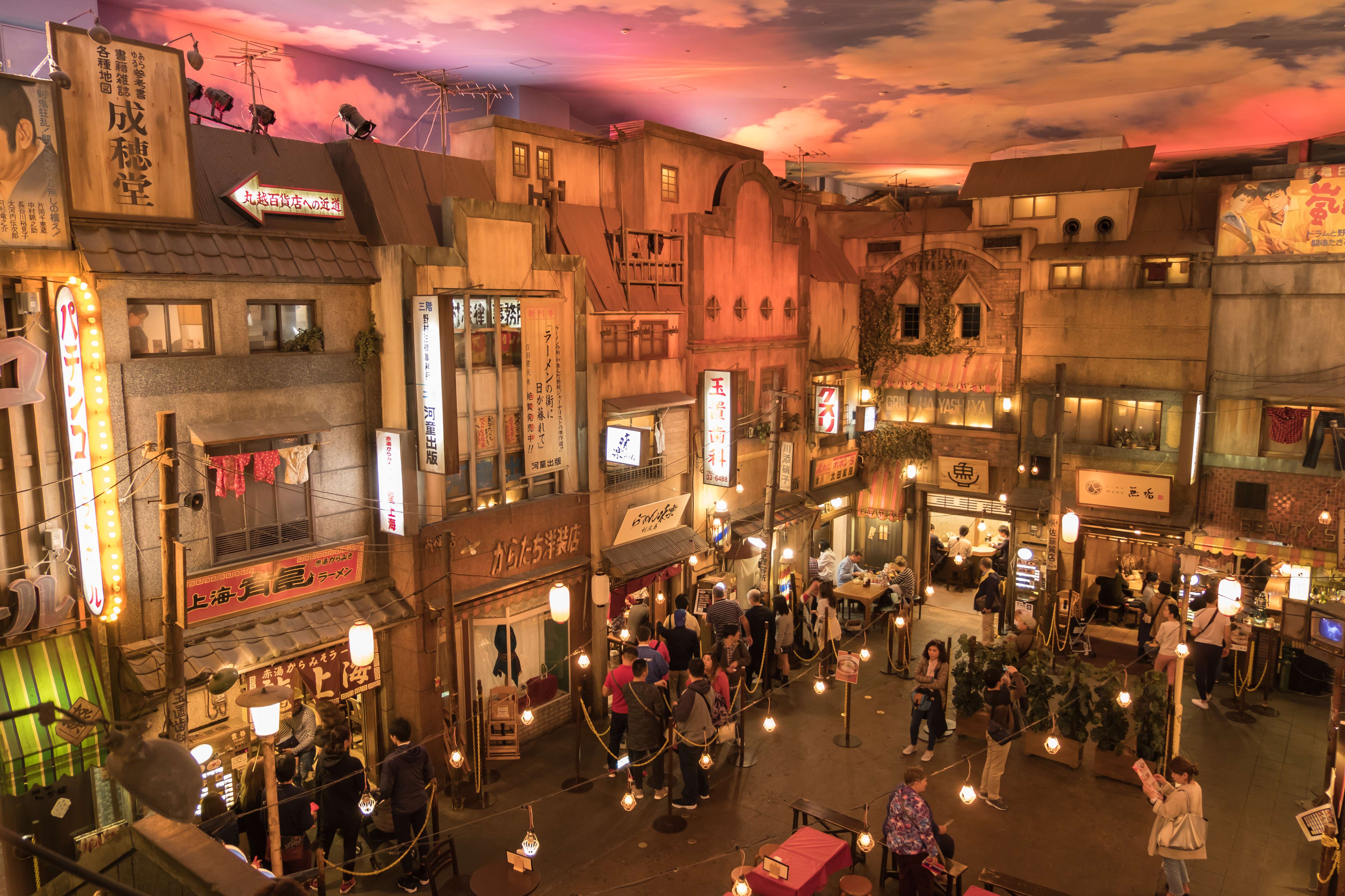 Enjoy Street Food at Shin-Yokohama Ramen Museum