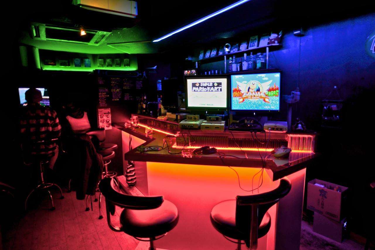 Video Game Bar Space Station